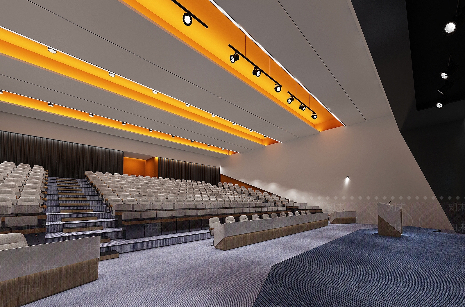 现代报告厅3D模型下载【ID:1104067137】