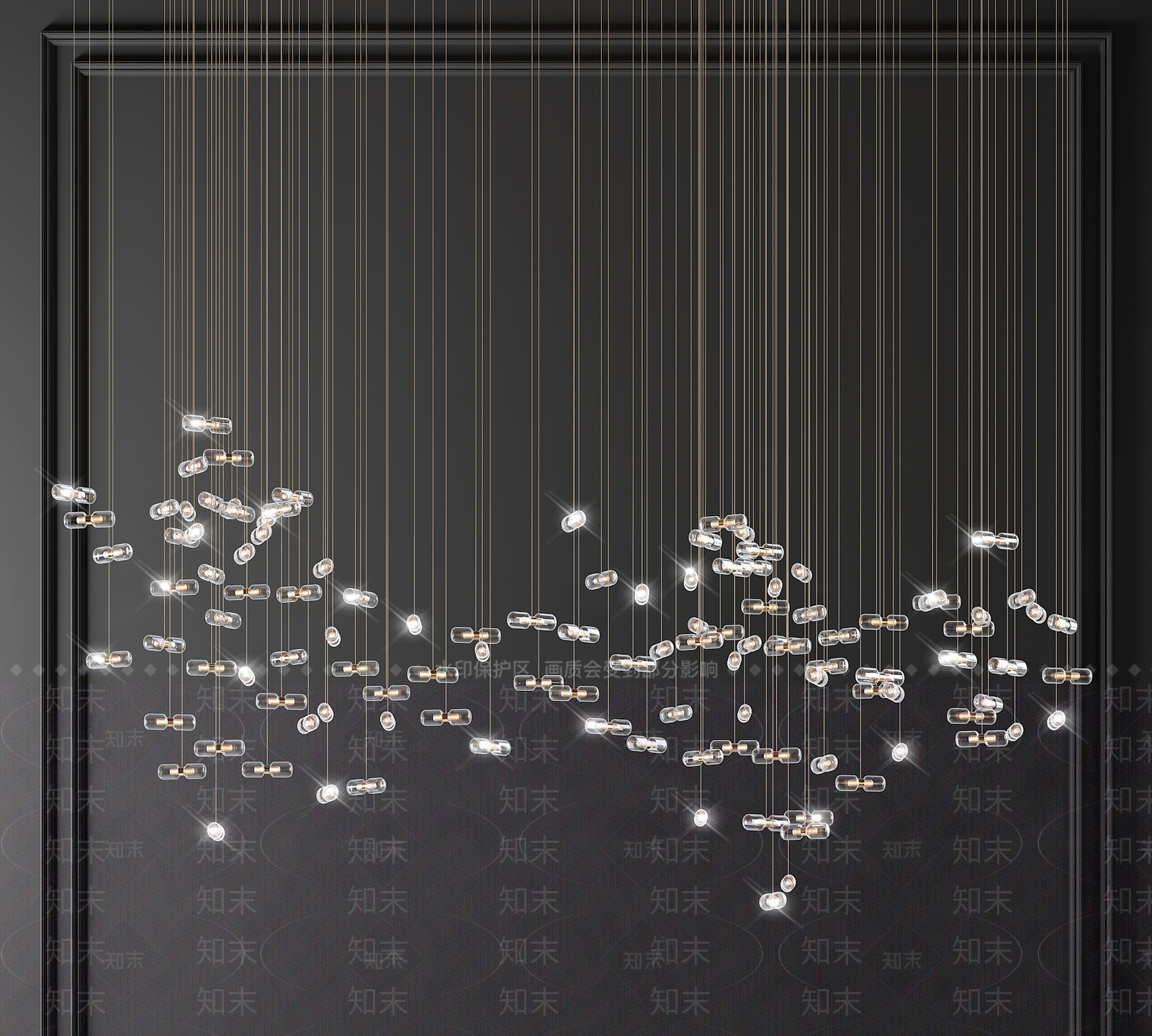 现代装饰灯3D模型下载【ID:1104067313】