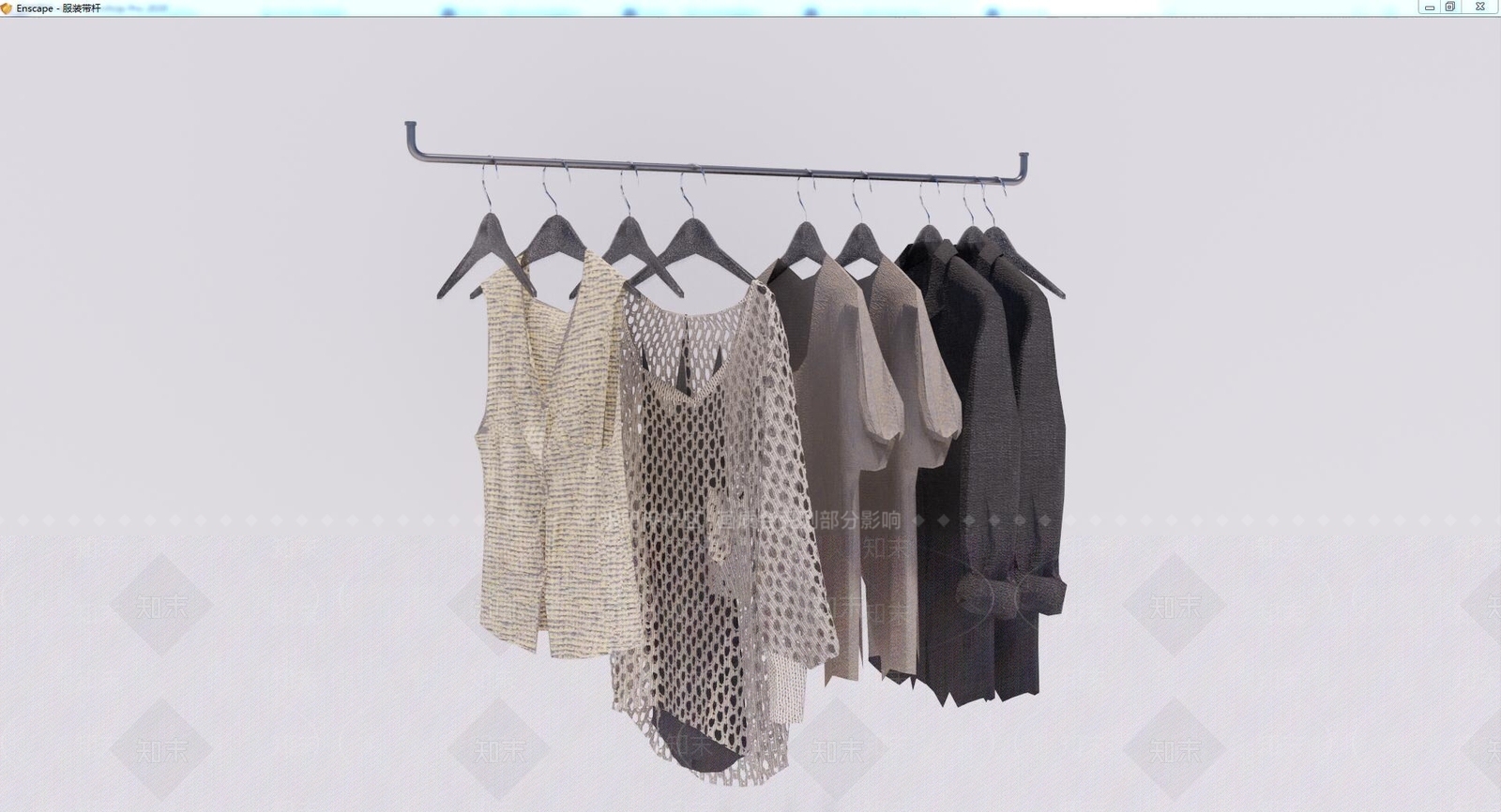 现代服装SU模型下载【ID:1104075016】