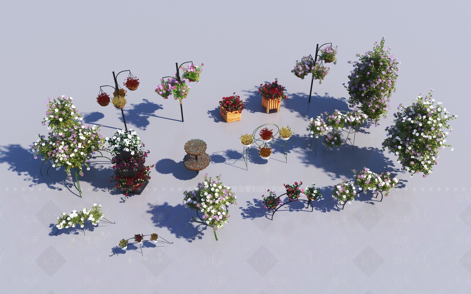 现代花3D模型下载【ID:1104080693】