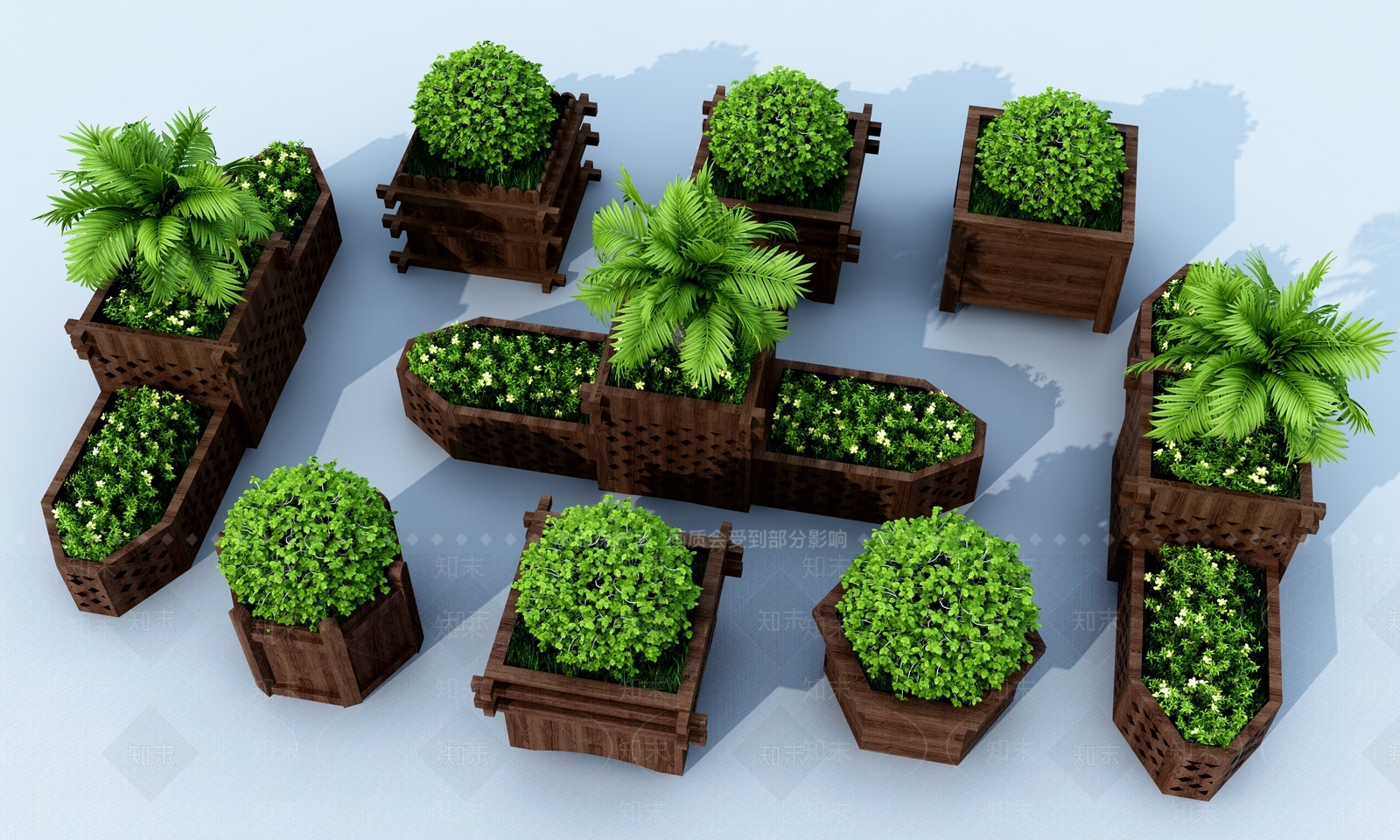 现代花钵3D模型下载【ID:1104082647】