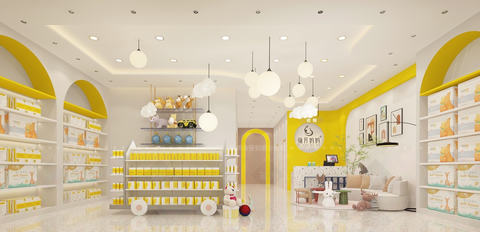 现代母婴店3D模型下载【ID:1104099114】