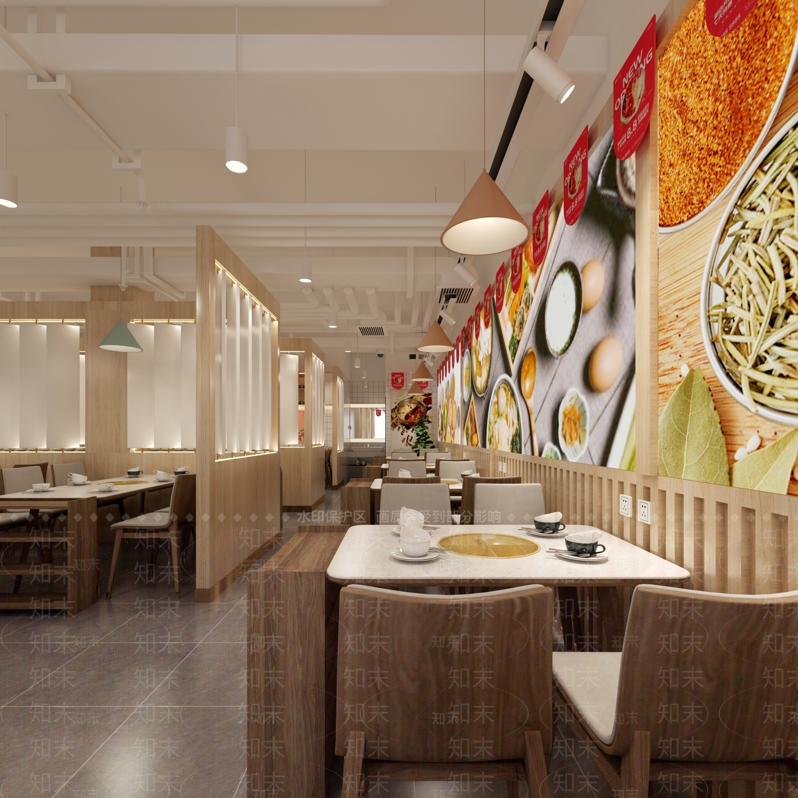 现代火锅店3D模型下载【ID:1104101165】