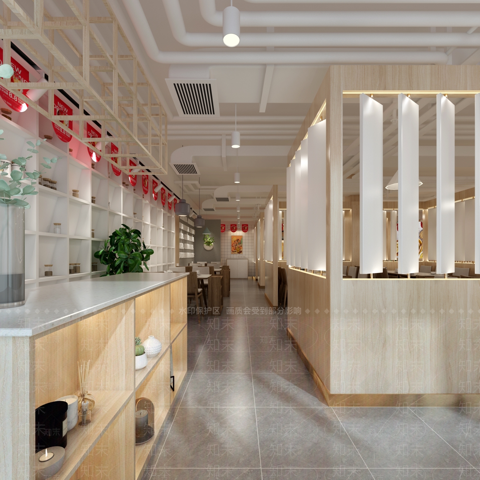 现代火锅店3D模型下载【ID:1104101165】