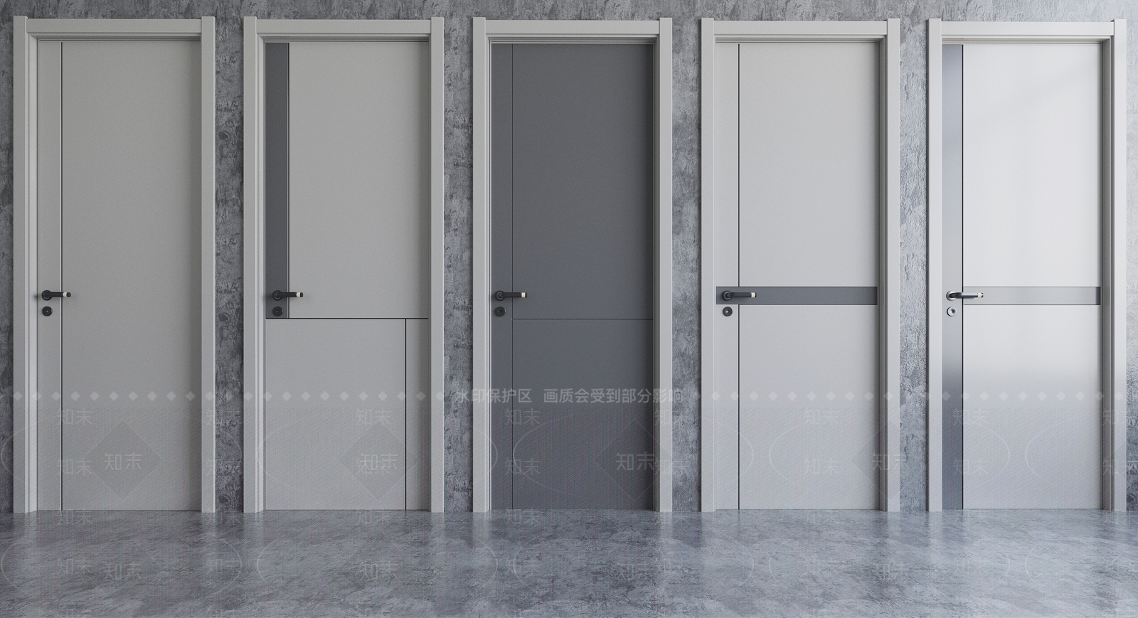 现代单开门3D模型下载【ID:1104117247】
