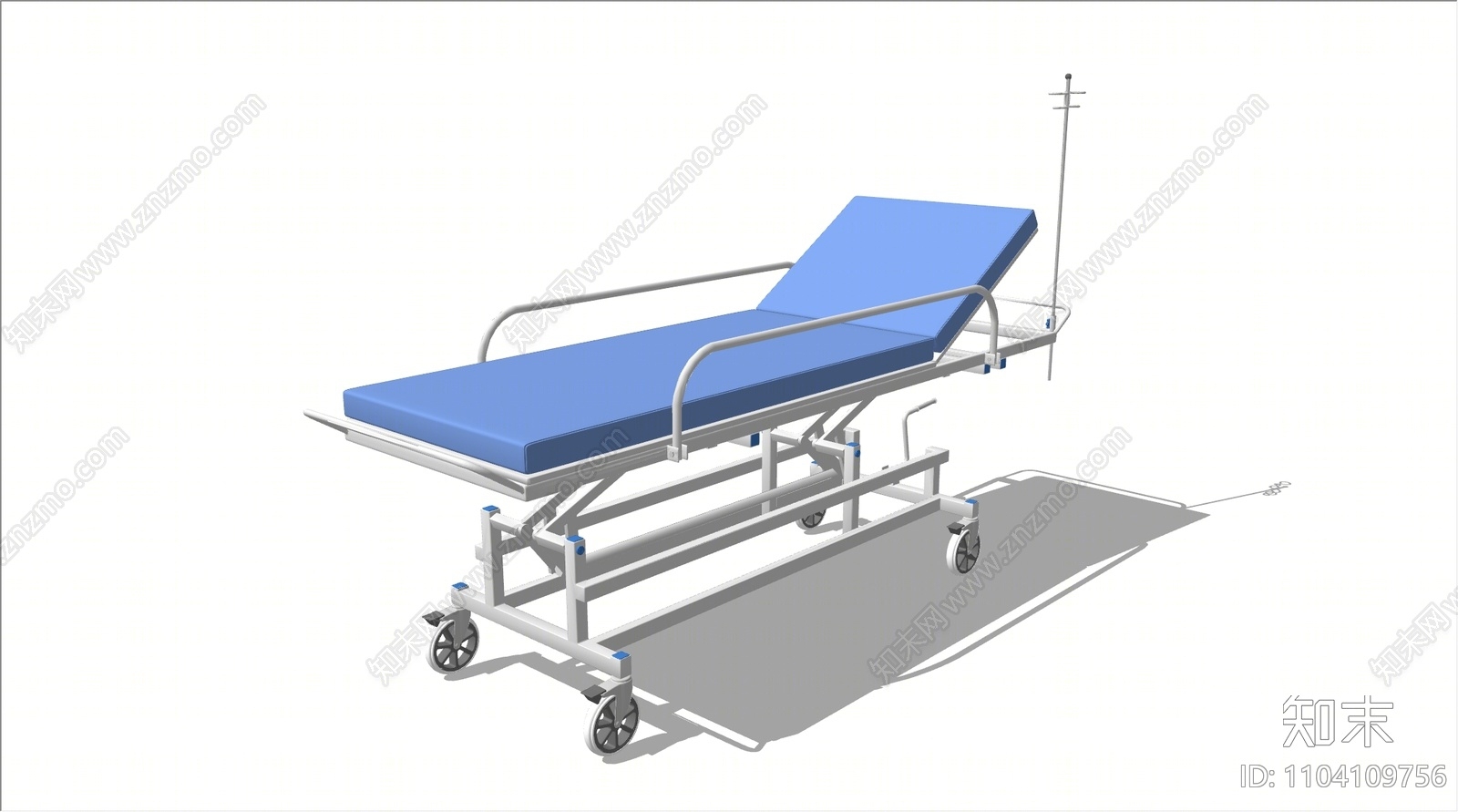现代病床SU模型下载【ID:1104109756】