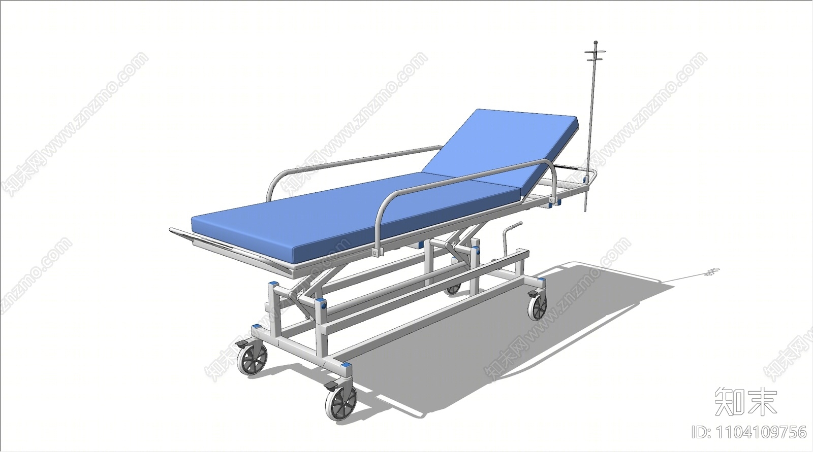现代病床SU模型下载【ID:1104109756】