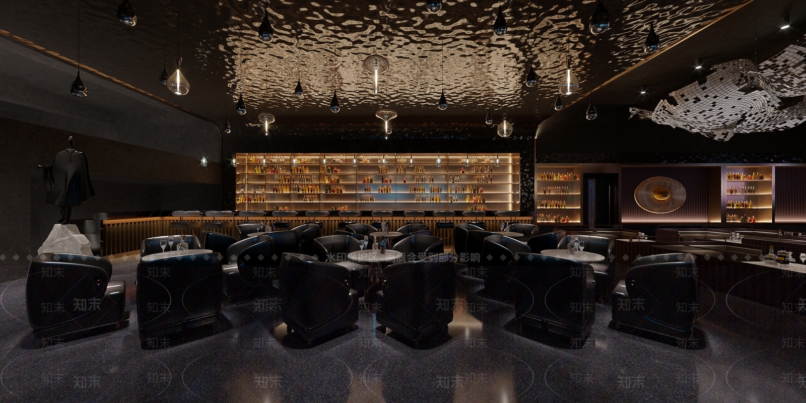 现代酒吧3D模型下载【ID:1104140867】