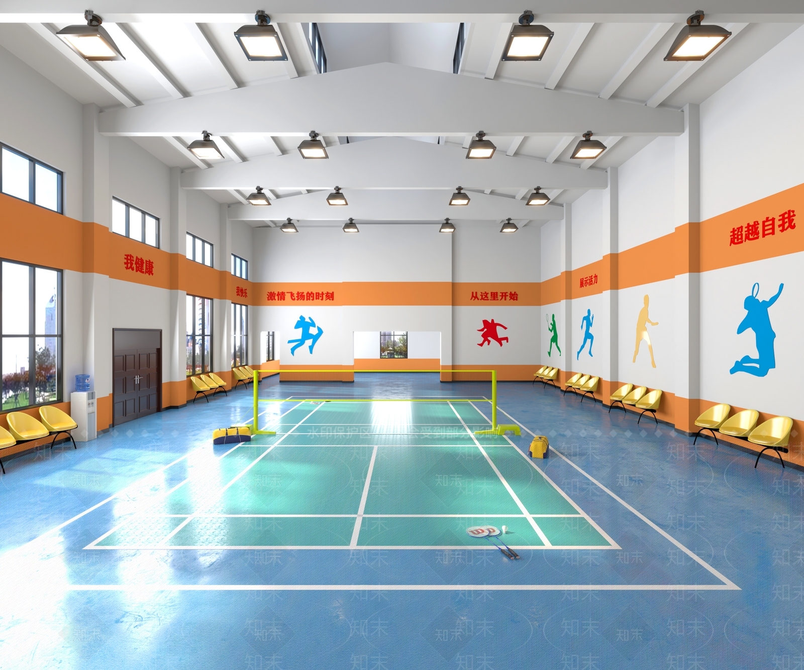 现代羽毛馆3D模型下载【ID:1104143842】