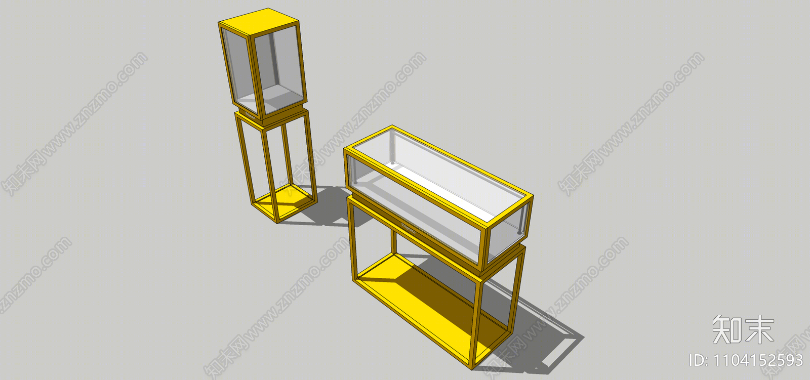 现代展架SU模型下载【ID:1104152593】