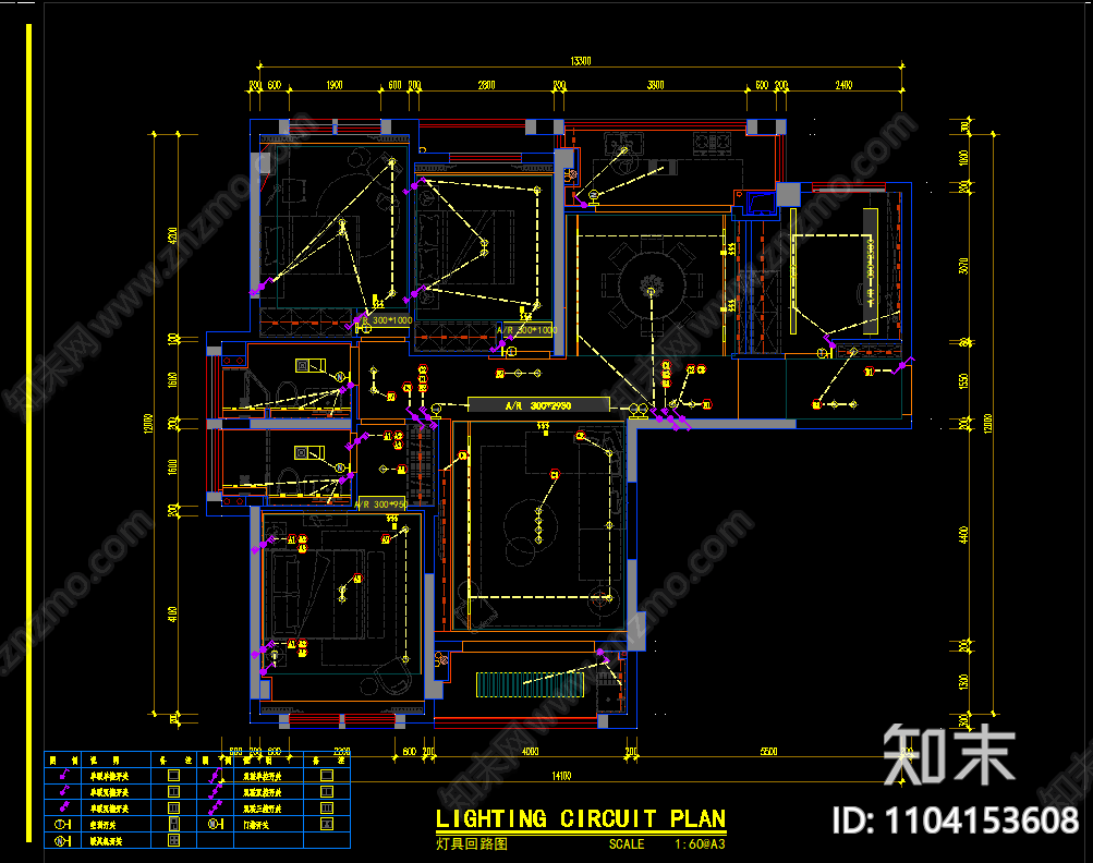 公寓施工图cad施工图下载【ID:1104153608】