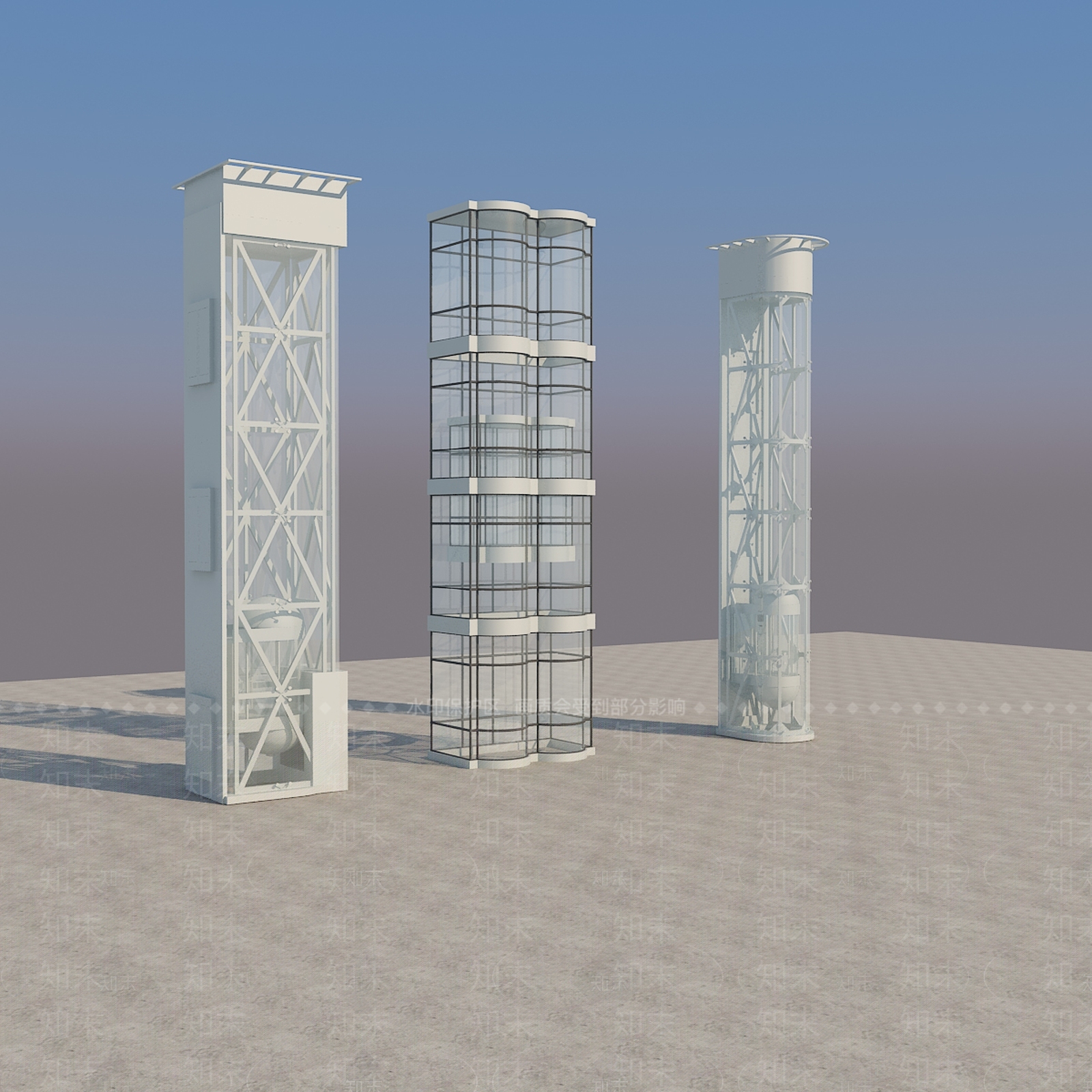 现代电梯3D模型下载【ID:1104161225】