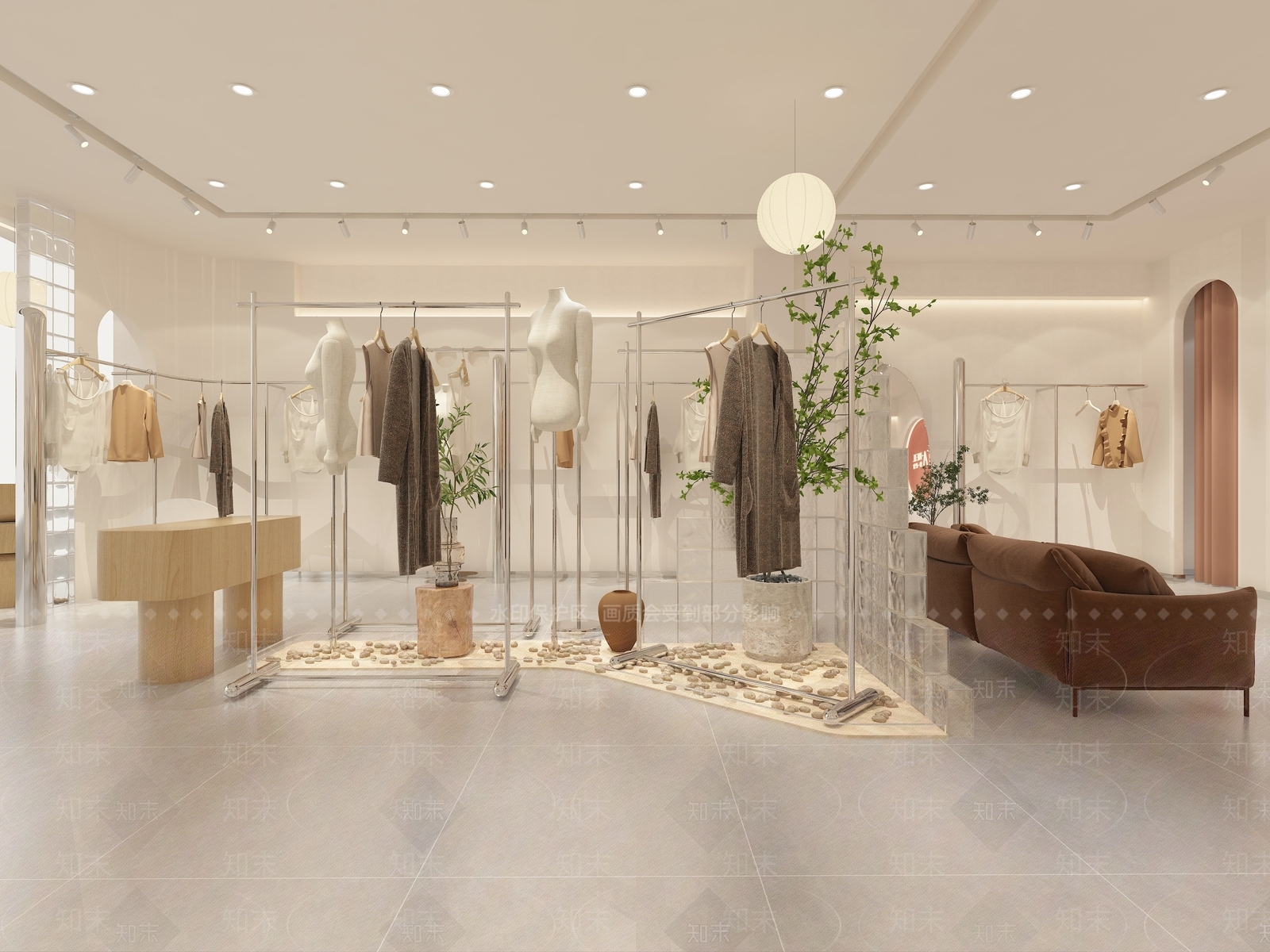 现代女装店3D模型下载【ID:1104167883】