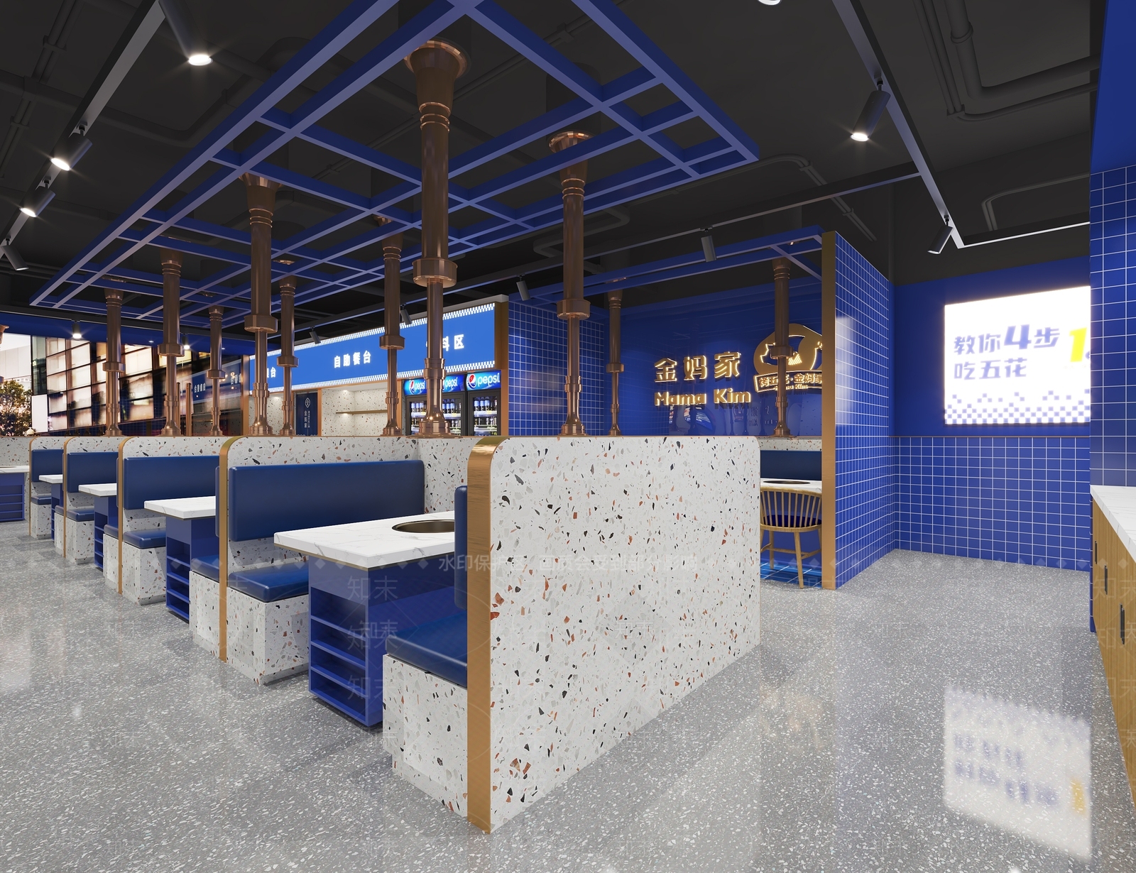 现代火锅店3D模型下载【ID:1104169164】
