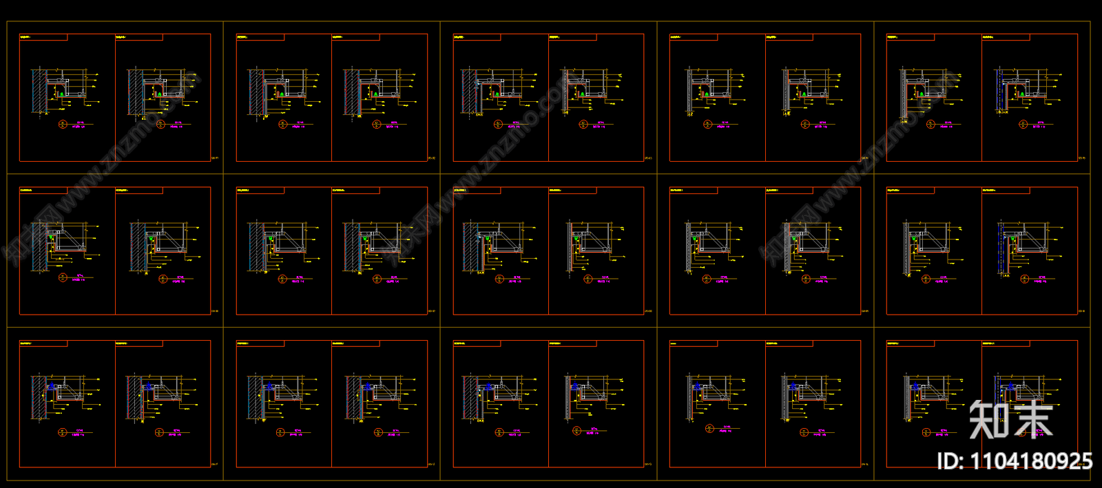 天花详图大全施工图下载【ID:1104180925】