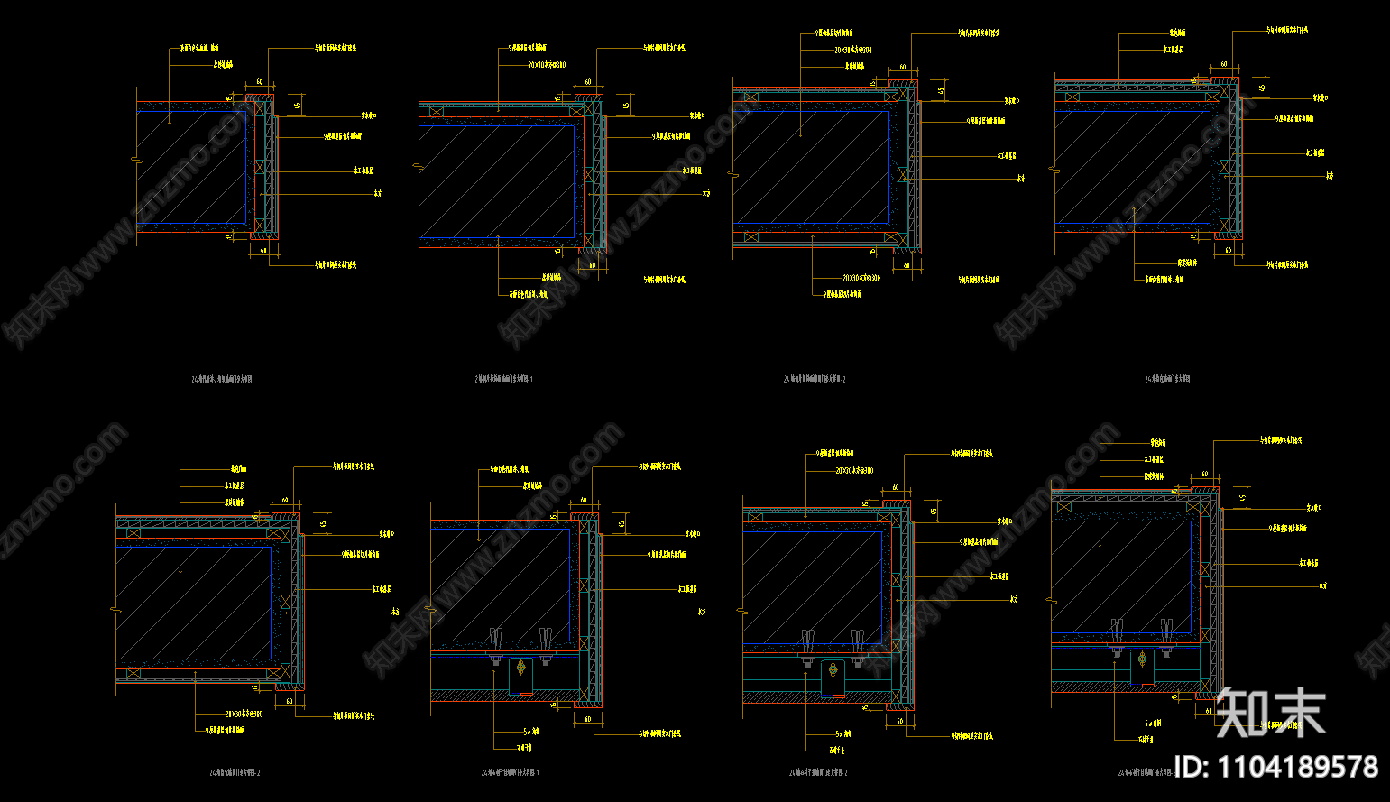 门套大样施工图下载【ID:1104189578】