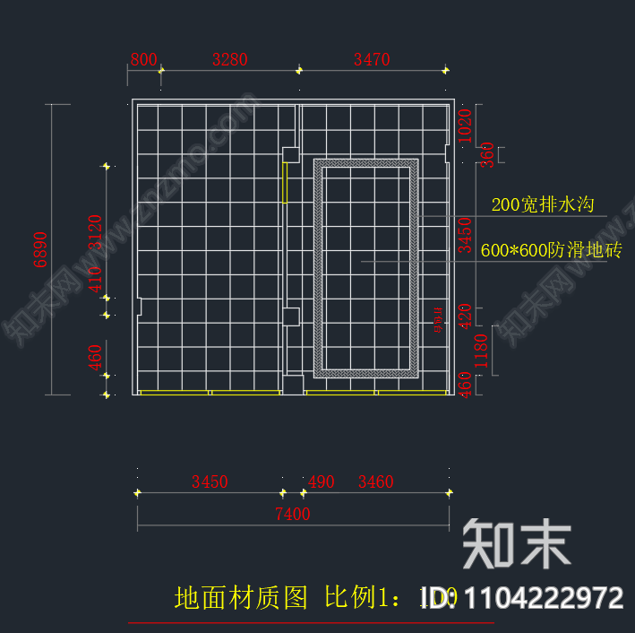 快餐店cad施工图下载【ID:1104222972】