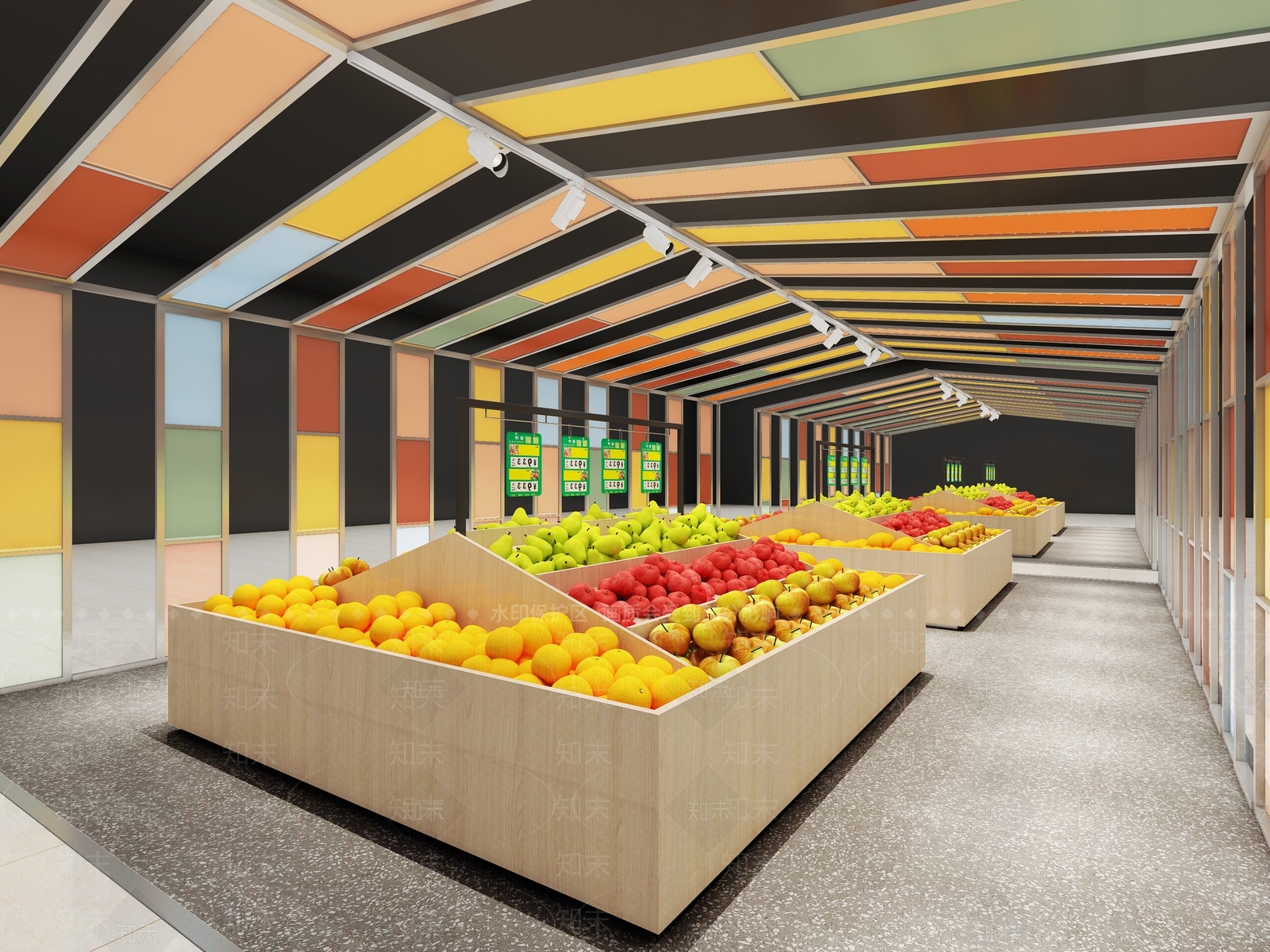 现代水果店3D模型下载【ID:1104224190】
