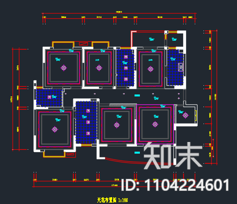 家装施工图cad施工图下载【ID:1104224601】