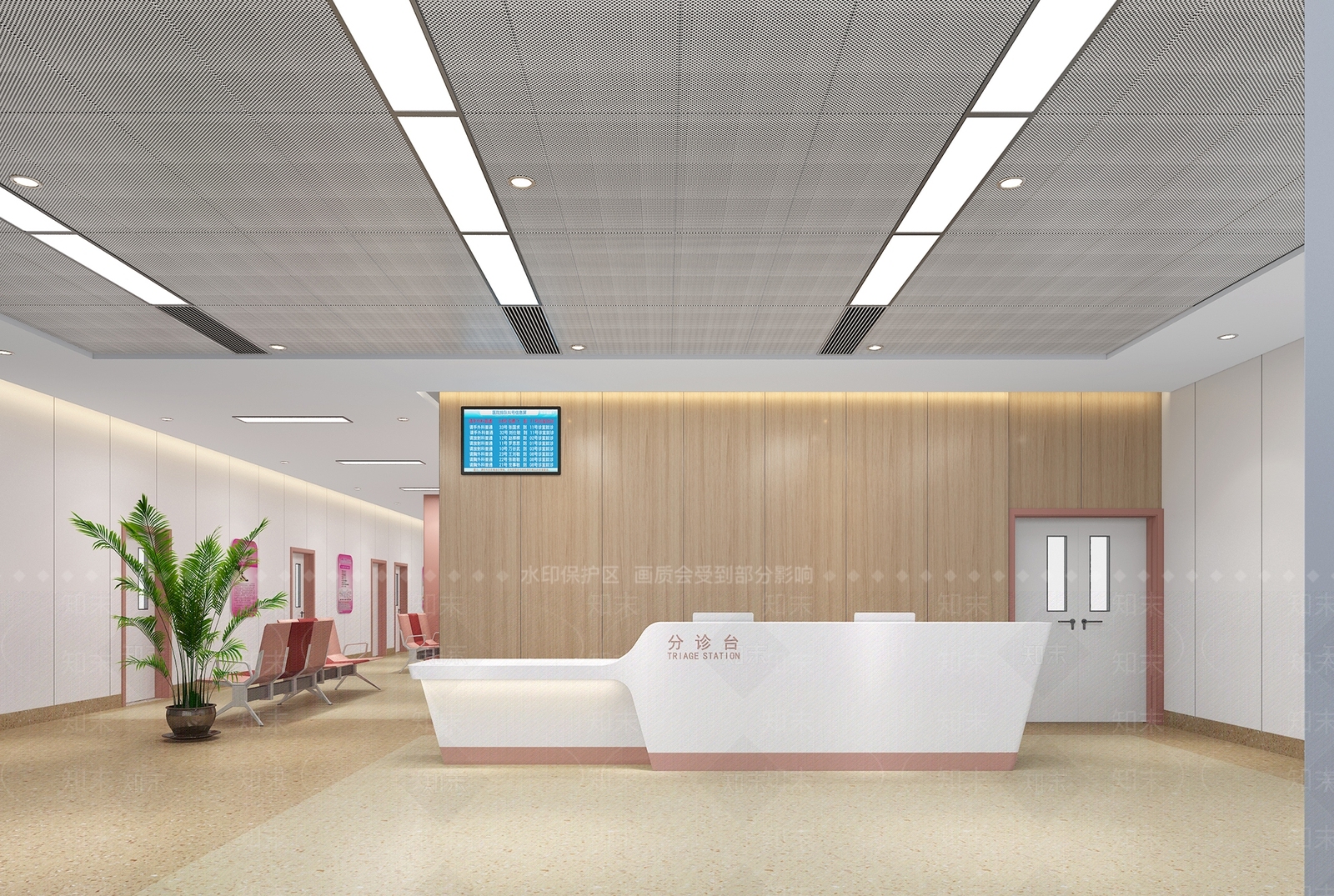 现代医院3D模型下载【ID:1104232839】