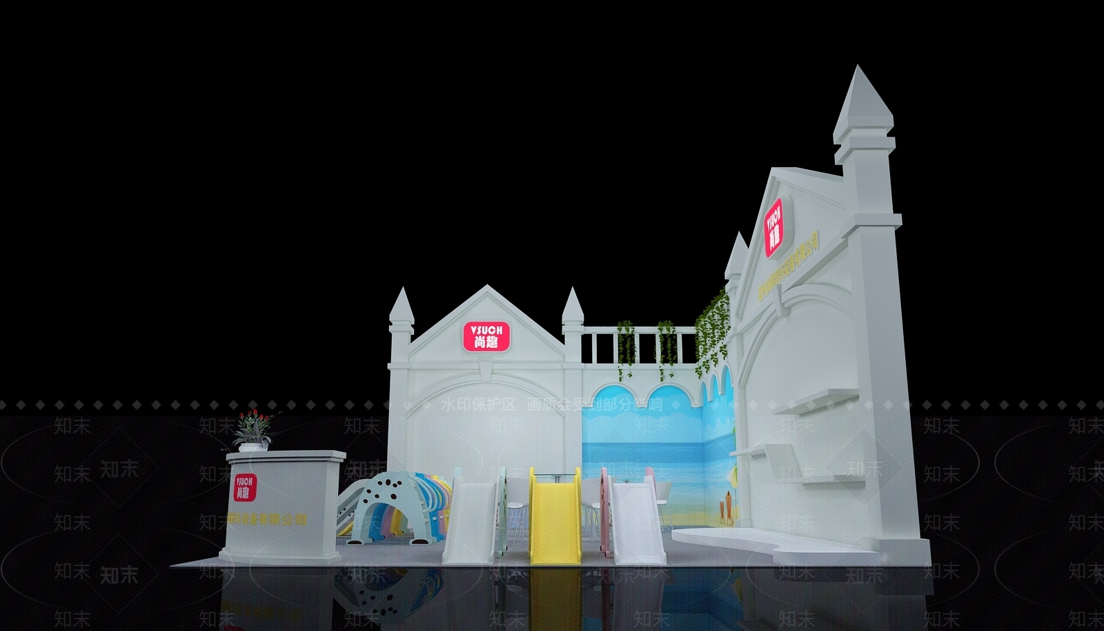 简欧母婴店3D模型下载【ID:1104253969】