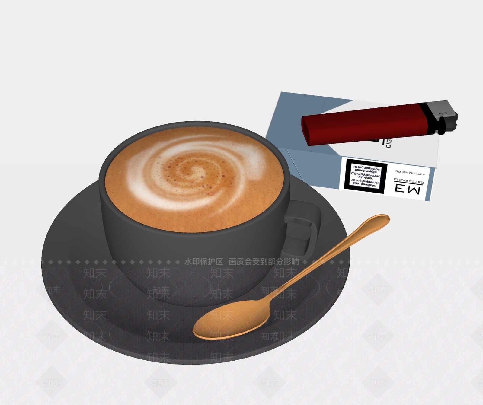 现代餐具SU模型下载【ID:1104267867】