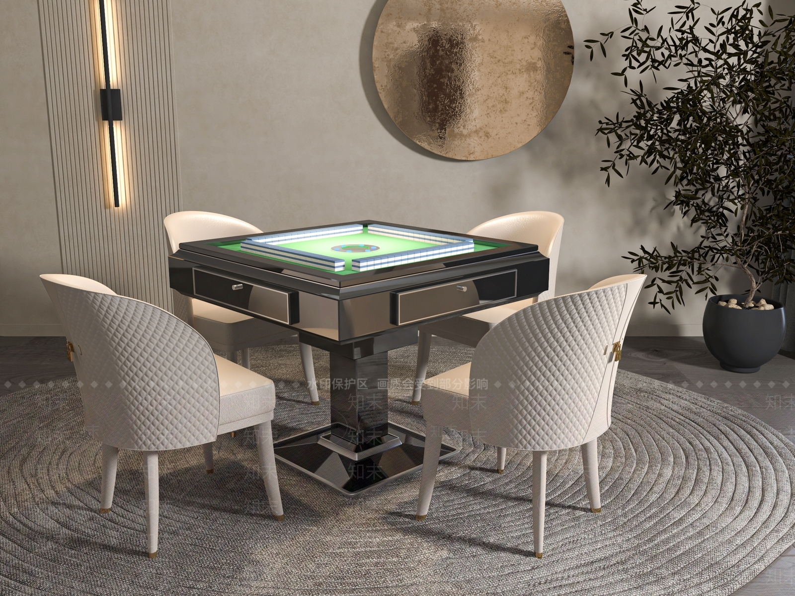 现代麻将机3D模型下载【ID:1104313256】