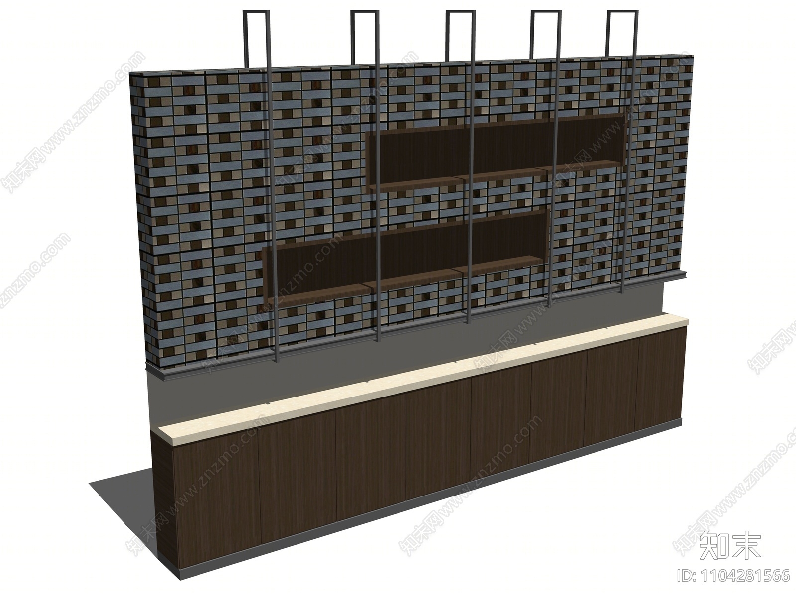 现代展示架SU模型下载【ID:1104281566】