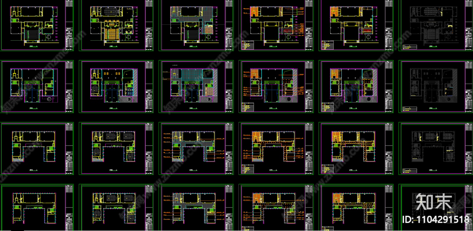 教学楼平面图施工图下载【ID:1104291518】
