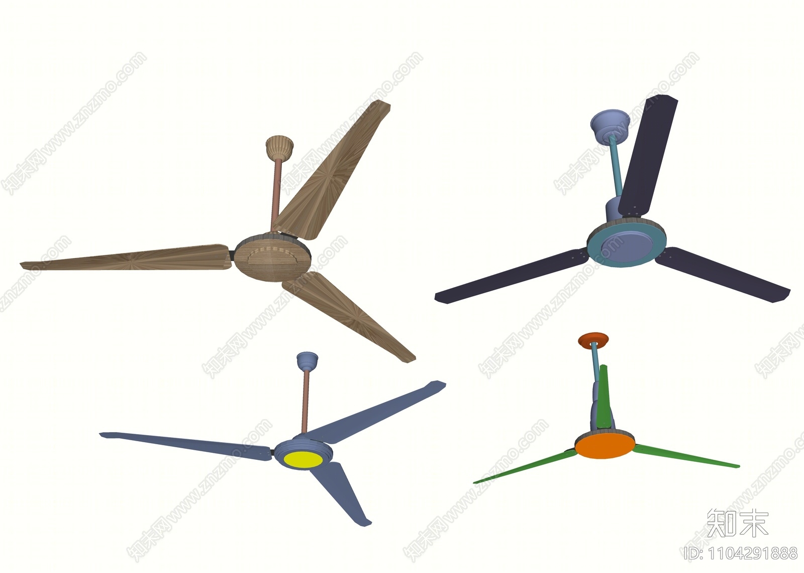 现代风扇SU模型下载【ID:1104291888】