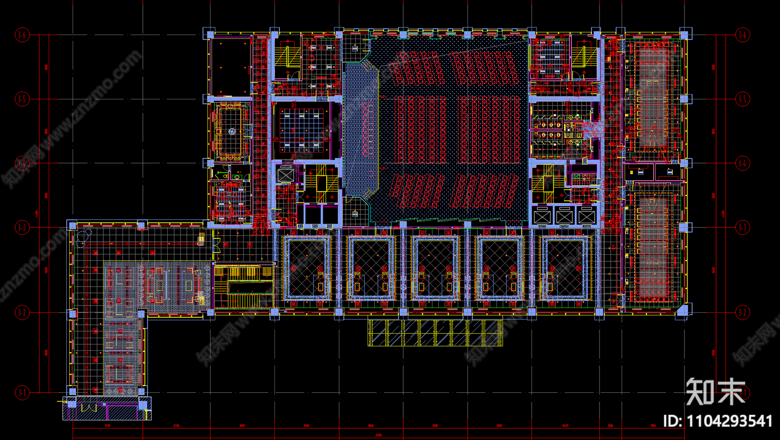 办公空间全套施工图施工图下载【ID:1104293541】