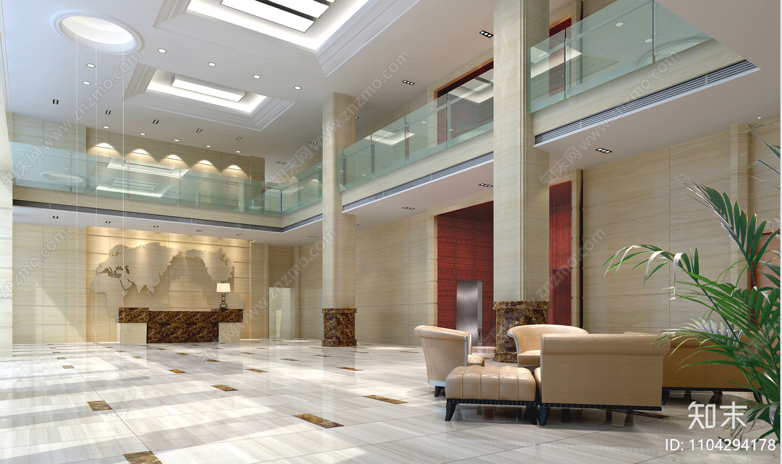 办公空间全套施工图cad施工图下载【ID:1104294178】