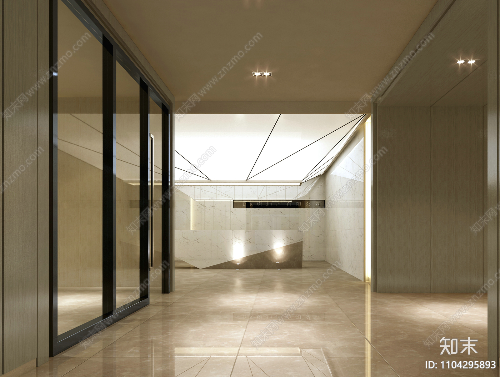 办公空间全套施工图cad施工图下载【ID:1104295893】