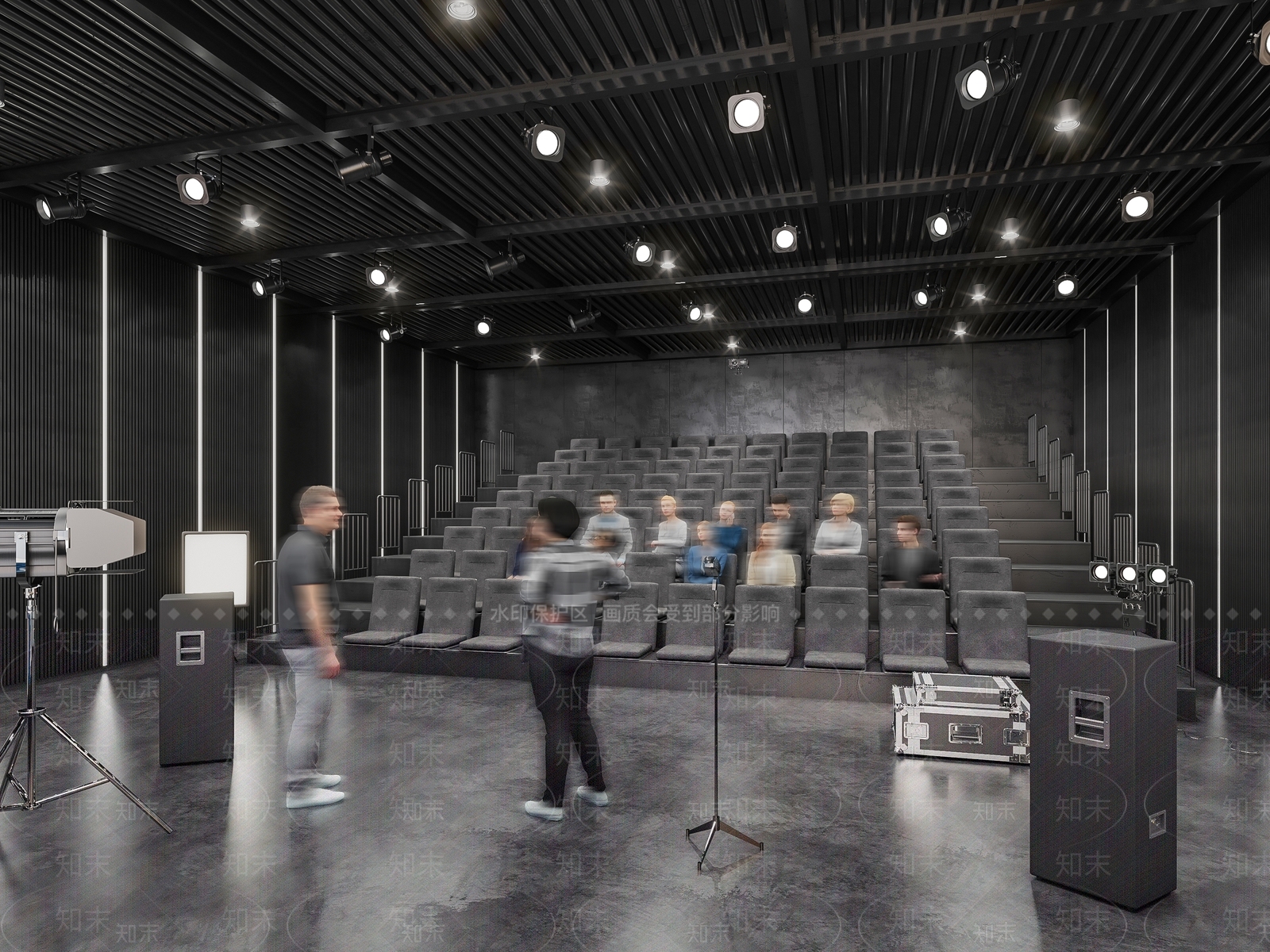 现代电影院3D模型下载【ID:1104326023】