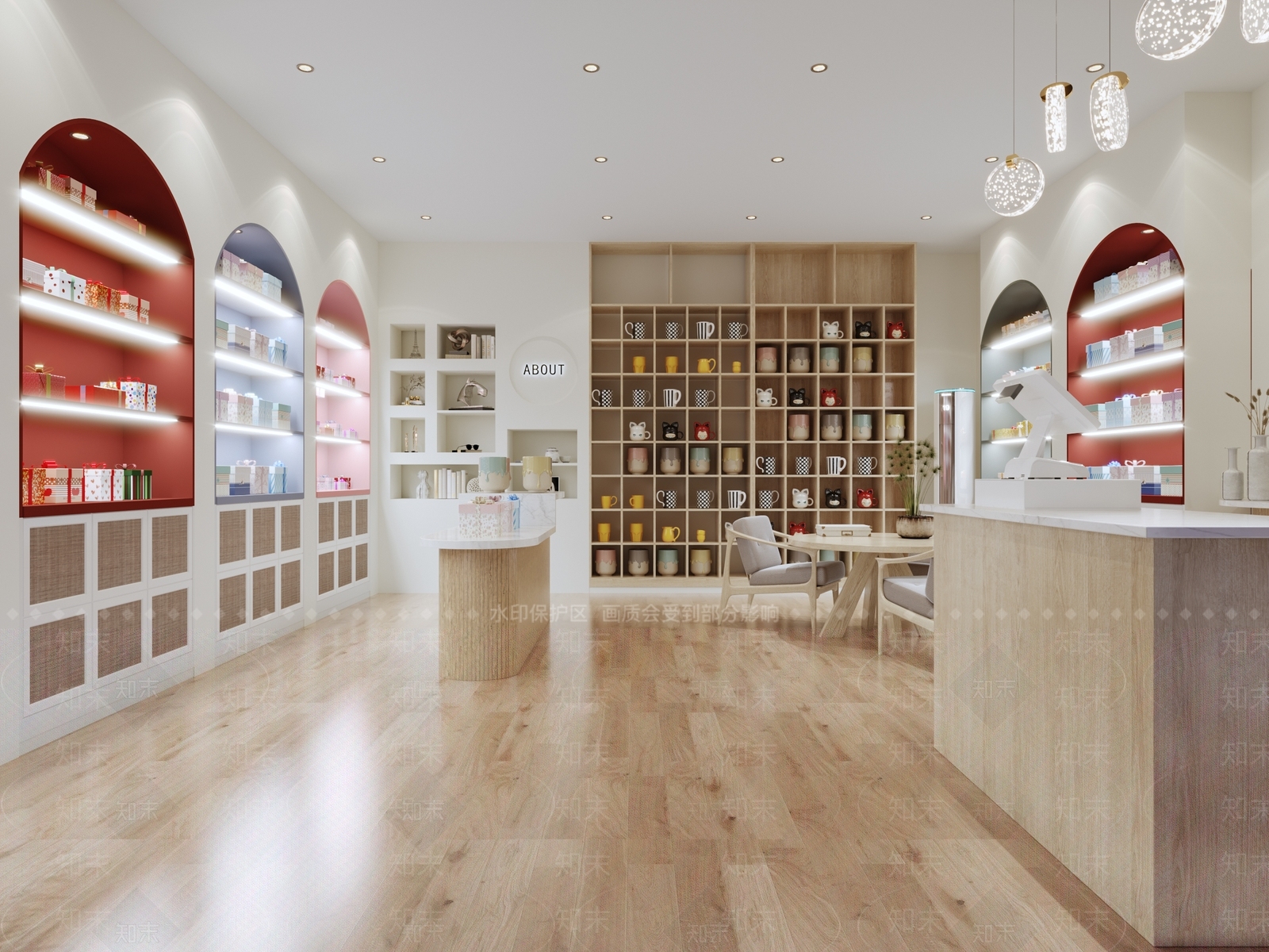 现代玩具礼品店3D模型下载【ID:1104332817】
