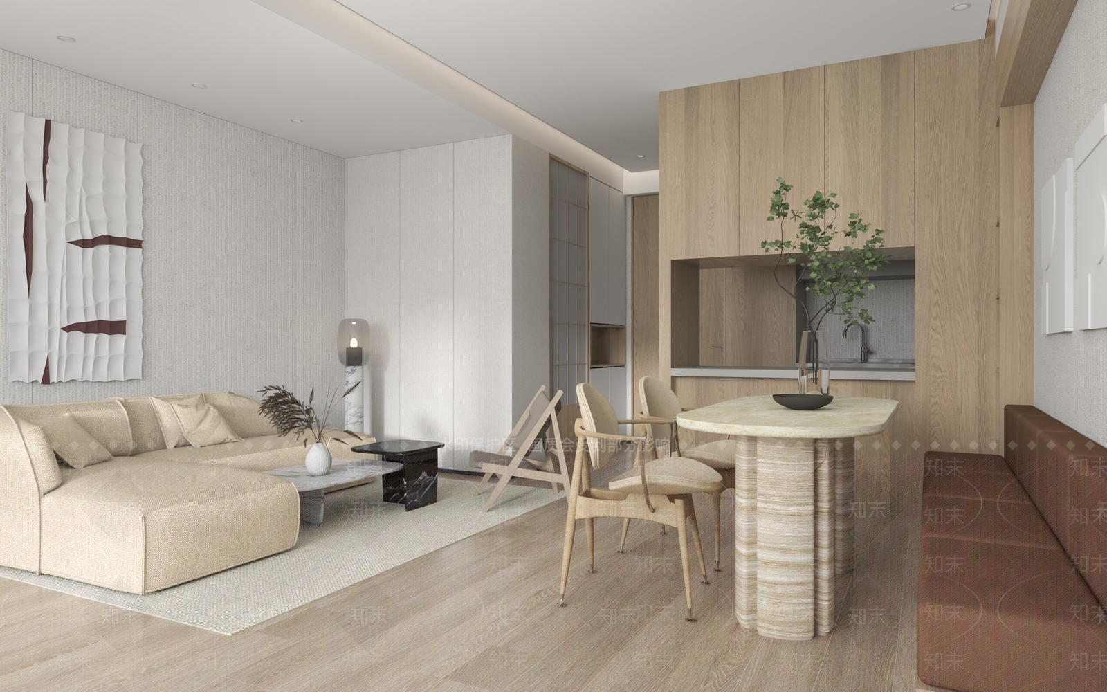 日式单身公寓3D模型下载【ID:1104348496】