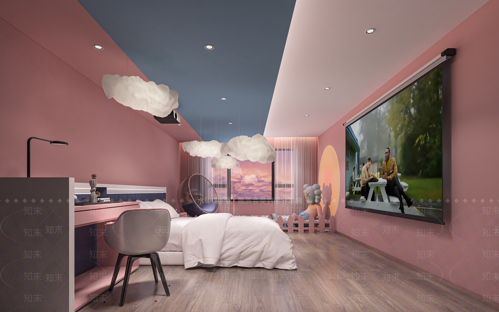 北欧民宿3D模型下载【ID:1104351672】