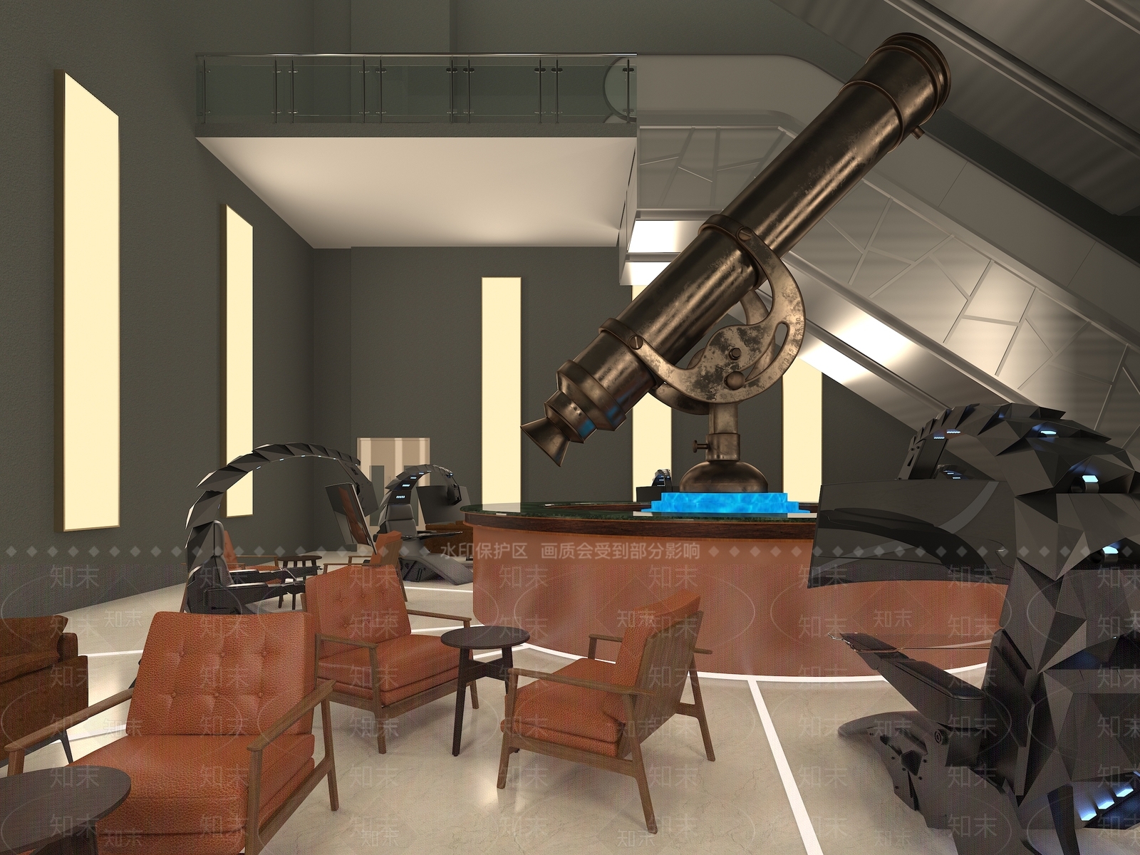 工业风酒吧3D模型下载【ID:1104356717】