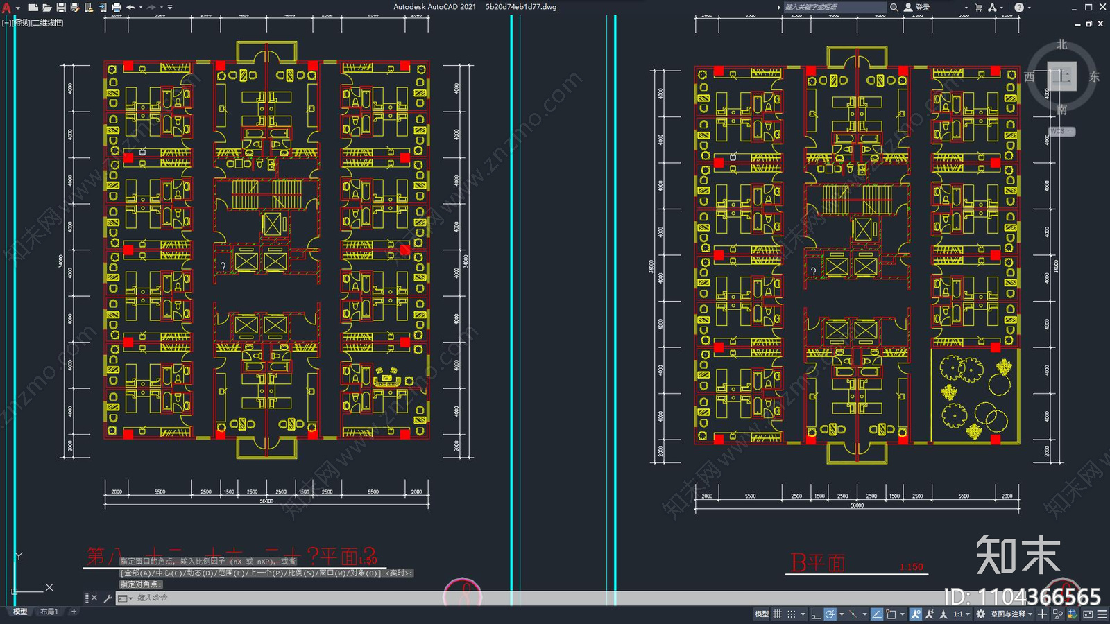 宾馆建筑方案施工图下载【ID:1104366565】