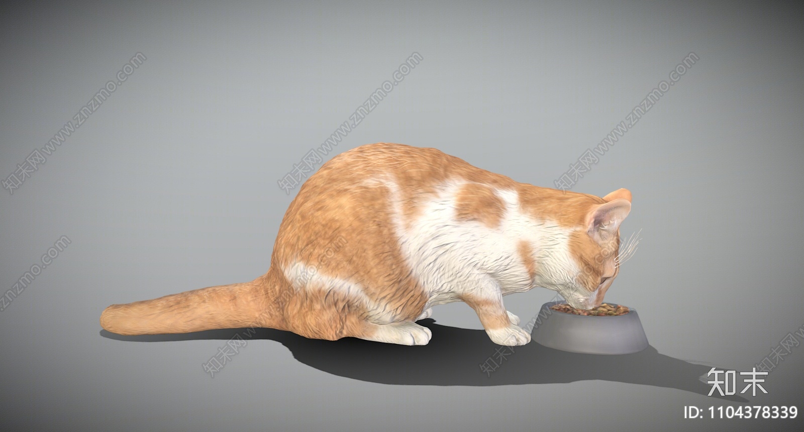 现代猫3D模型下载【ID:1104378339】