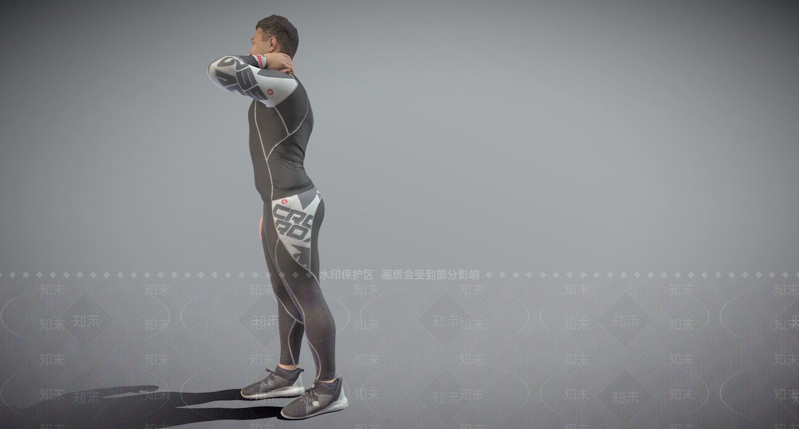 现代男人3D模型下载【ID:1104383797】