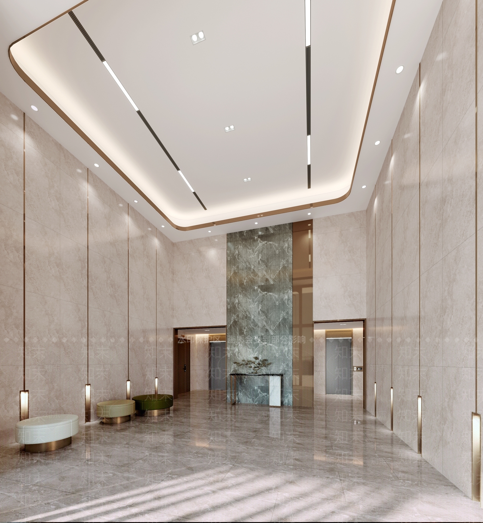 现代公司电梯间3D模型下载【ID:1104401550】