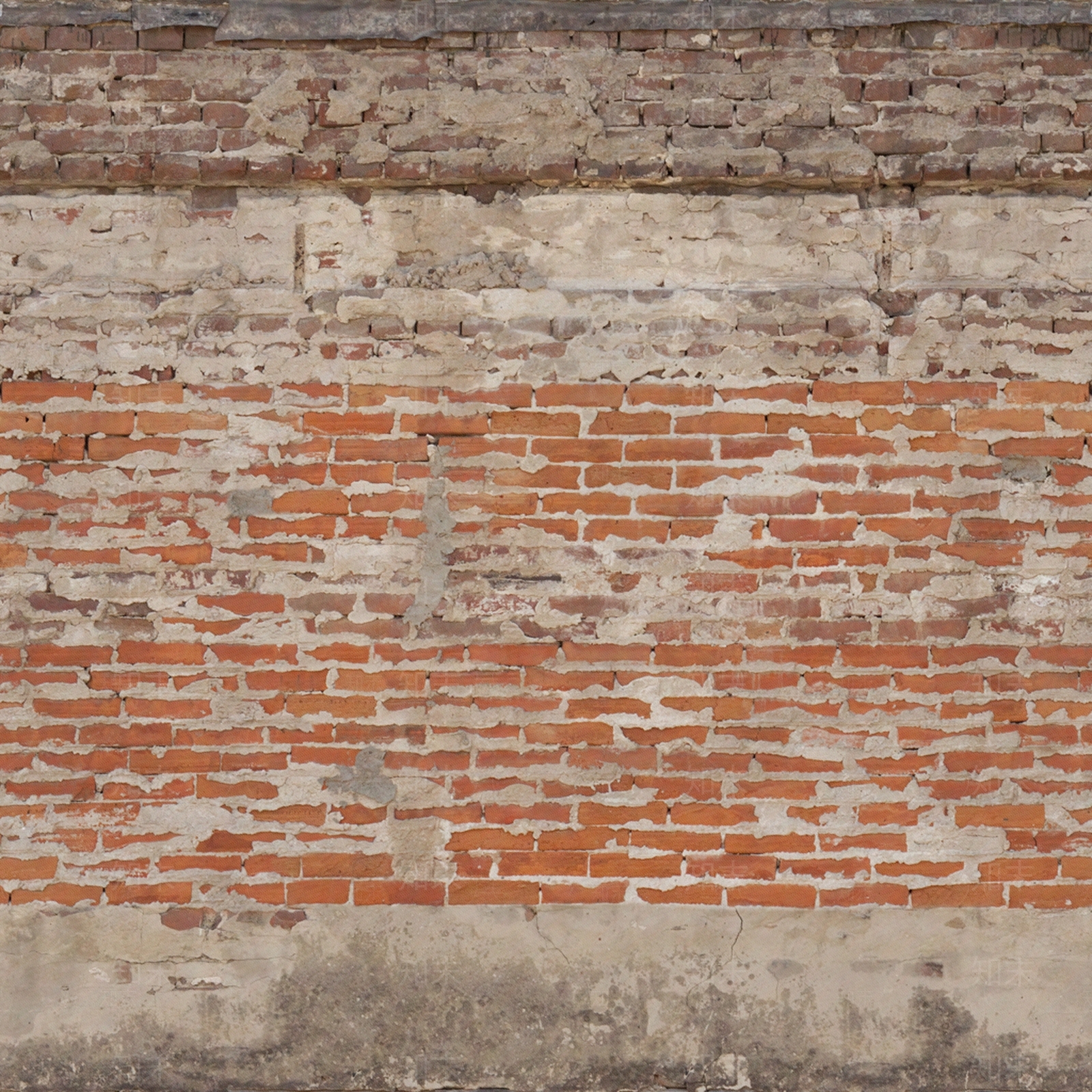 破旧污垢红砖墙面贴图下载【ID:1104411555】