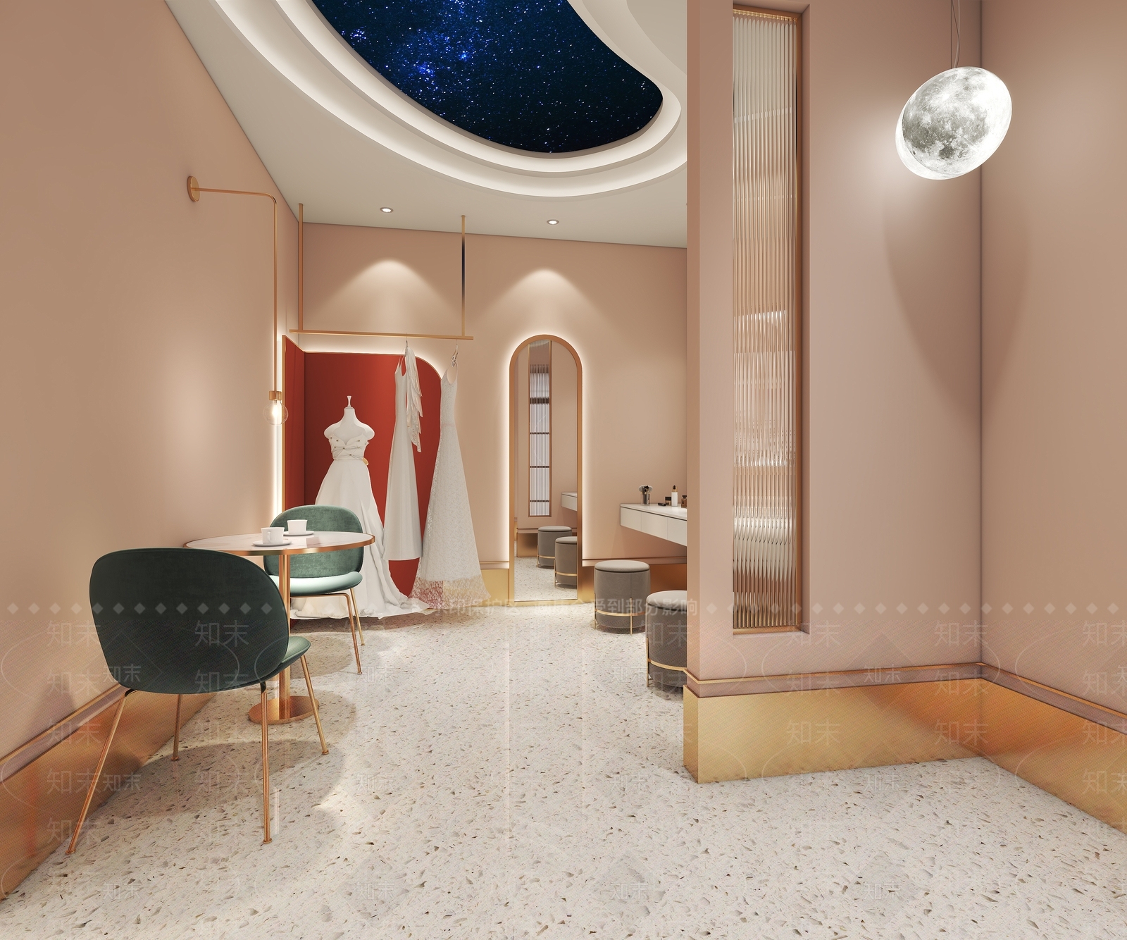 现代婚庆布置3D模型下载【ID:1104419591】