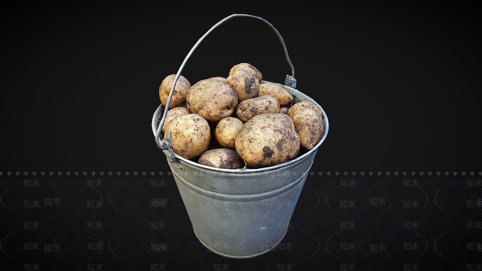 现代土豆3D模型下载【ID:1104422375】