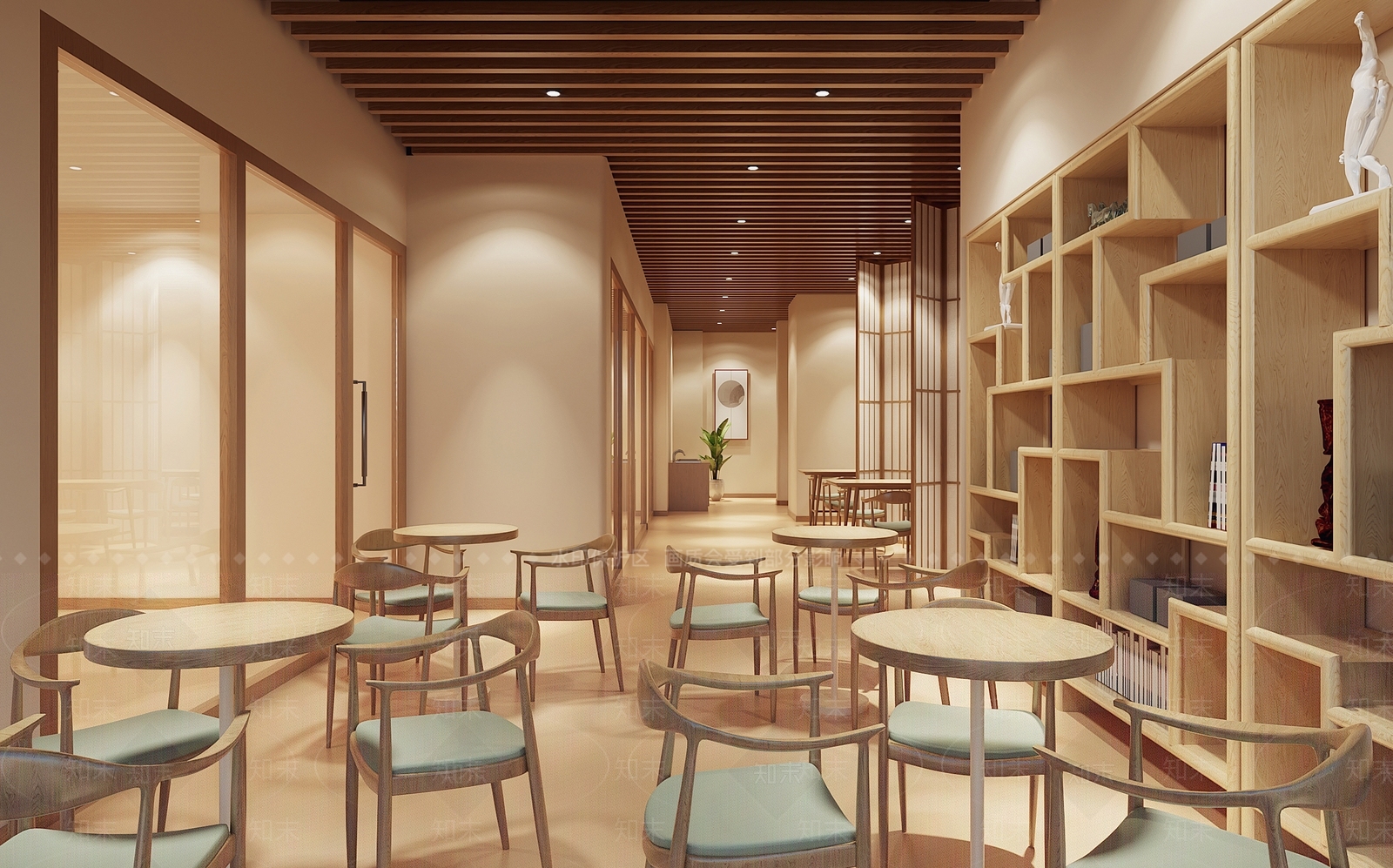 新中式书店3D模型下载【ID:1104516056】