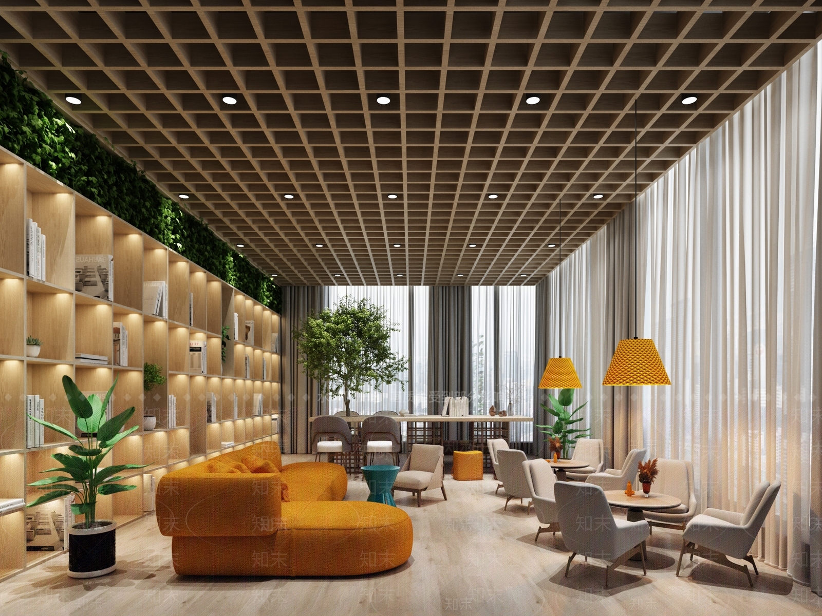 现代书店3D模型下载【ID:1104443416】