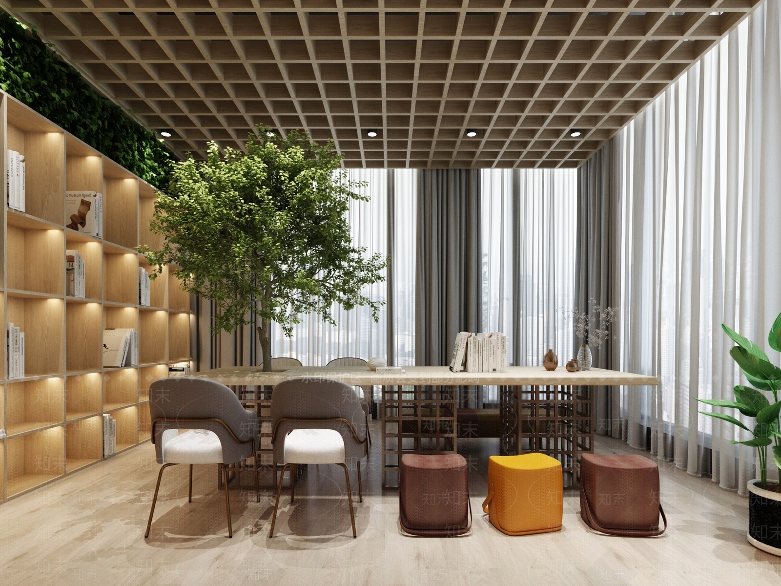 现代书店3D模型下载【ID:1104443416】