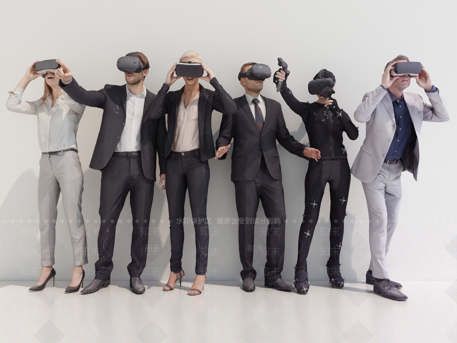 现代多人3D模型下载【ID:1104462395】