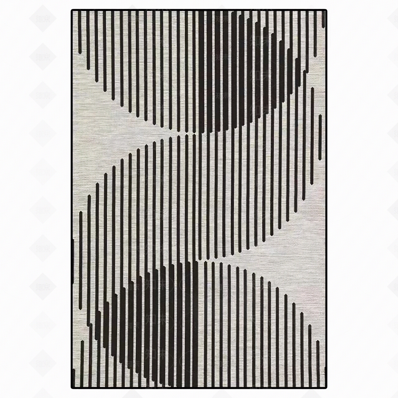 现代黑白灰装饰画贴图下载